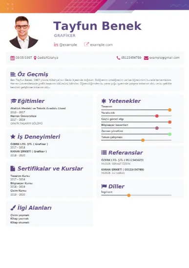 Öğrenci Cv Örnekleri cv indir